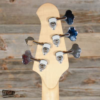Lakland Deluxe 55-94 5-String Bass Quilted Top  Amber USED image 7