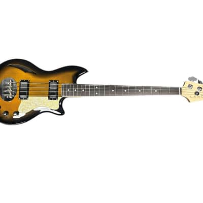 Lakland Skyline HB-30 Short Scale Hollow Body, Sunburst / Pau Ferro *On Order, ETA Sept. 2026 image 6