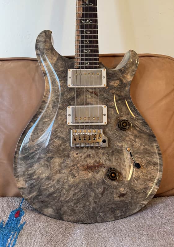 2019 PRS Private Stock #7959 Custom 24 - Natural Buckeye Burl - Roasted Curly Maple Neck - Fatback Black Limba Body image 1