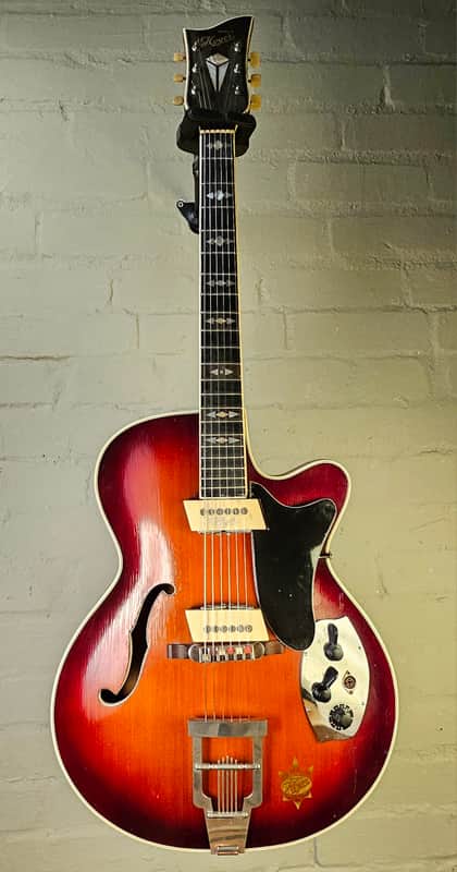 ♫ C1961 HOYER STARLET Semi Archtop, SOLID TOP ! RARE! Bild 1
