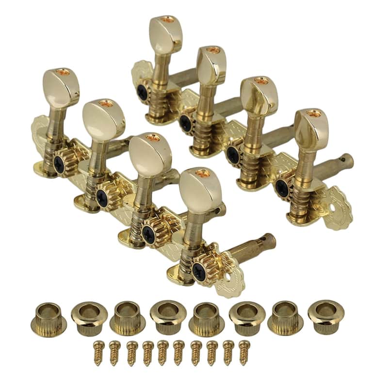 Type1 Gold Metal Machine Heads Tuning Pegs Button Instruments Accessories Replacement For Mandolin image 1