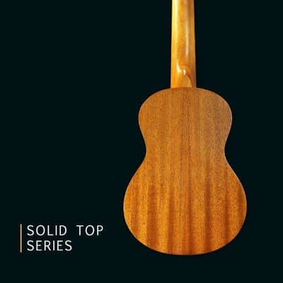 PukanaLa Model PU-CAT Solid Spruce top Series Tenor Size Ukulele w/ Gloss Finish image 4