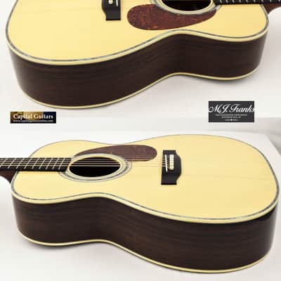 MJ Franks 000-42 Style, Short Scale, Euro Spruce, Madagascar RW, 1-11/16" Nut image 10