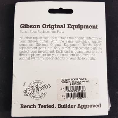 Gibson PRCP-015 Humbucker Pickup Cover Bridge - Chrome image 2
