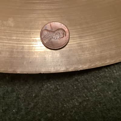 15” Istanbul K Zildjian crash cymbal - Old Stamp - 944 grams - made in the 1950s image 10