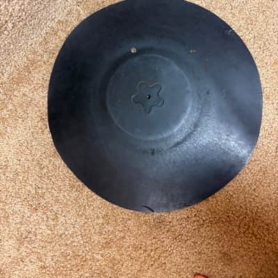 Gladstone Style Drum Practice Pad Black Rubber 14" image 2