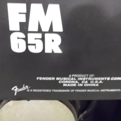 Fender FM 65R 2-Channel 65-Watt 1x12" Solid State Guitar Combo Amp image 8