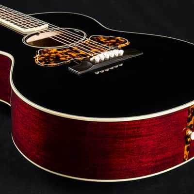 Bourgeois SJ Oval Hole Mahogany and Aged Tone Adirondack Spruce Black Top Custom NEW image 15