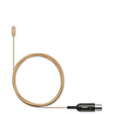 Shure DL4 Omni-Directional Lavalier Condenser Microphone, Tan, MTQG Connector image 1