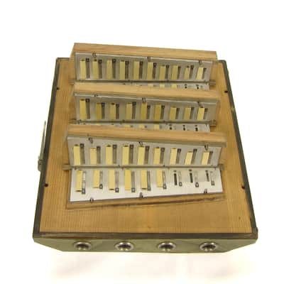 Patek 104 Key Triple Reed Bandoneon Chemnitzer Concertina, Key of C, Original Case, Overhauled image 11