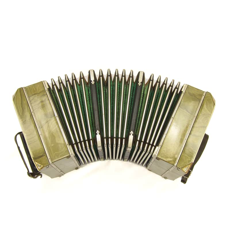 Patek 104 Key Triple Reed Bandoneon Chemnitzer Concertina, Key of C, Original Case, Overhauled image 1