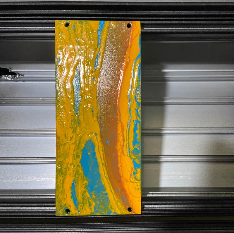 11hp Blank Panel Eurorack Modular Art image 1