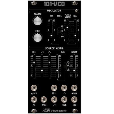 G-Storm Electro 101-VCO r2 BLACK Roland SH-101 Oscillator Adaptation image 1