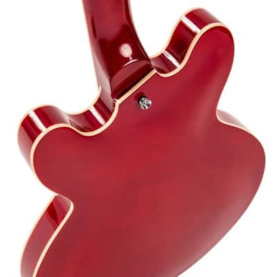 Vintage VSA500CR-12 Semi Acoustic 12-String Cherry Red image 9