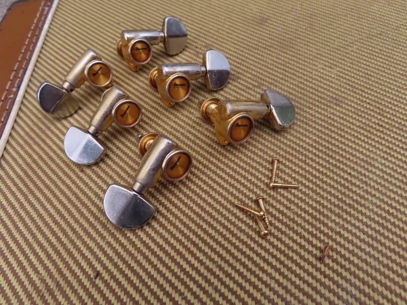 IBANEZ ARTIST 300 SERIES 1978 GOLD MACHINE HEAD RARE 3-3 SIDE SET TUNERS RARE! image 1
