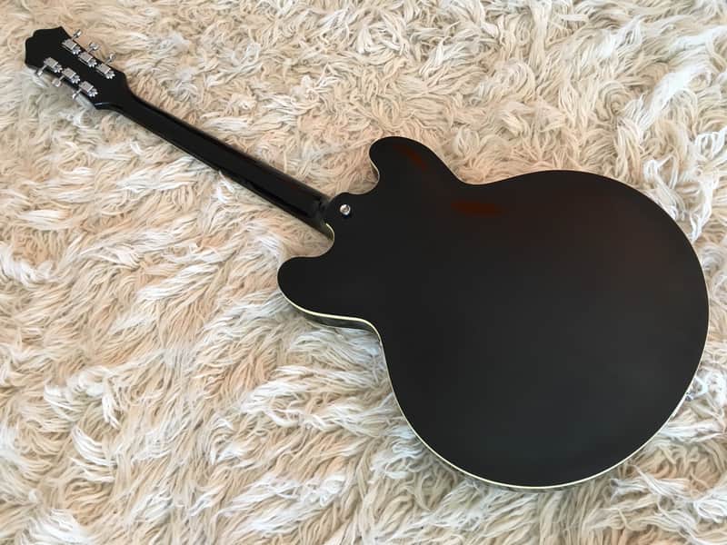 epiphone riviera  black ピアレス Epiphone Riviera (Peerless) 1999 Ebony | Reverb
