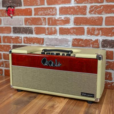 PRS DG Custom 30 David Grissom 30-Watt 2x12" Guitar Half Stack 2014 Blonde / Cherry image 2