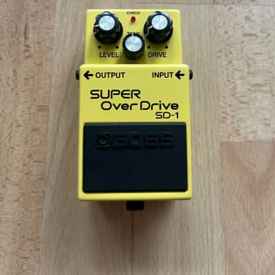 Boss SD-1 Super OverDrive (Silver Label) 1997 - Present - Yellow image 2