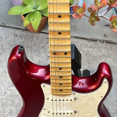 Fender American Double Fat Stratocaster with (Scalloped) Rosewood Fretboard 2000 - 2002 - Candy Apple Red image 3