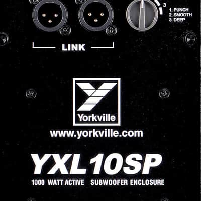 Yorkville YXL10SP 10" / 2.4" 1000 Watts Portable DJ Powered Pro Audio Subwoofer image 7