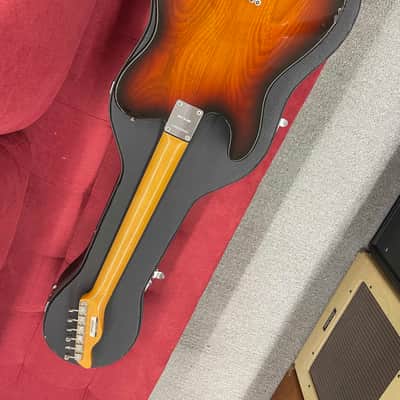 Fernandes TE-3 Thinline T-style Made in Japan 1994 - 3 Tone Sunburst w/ case image 13