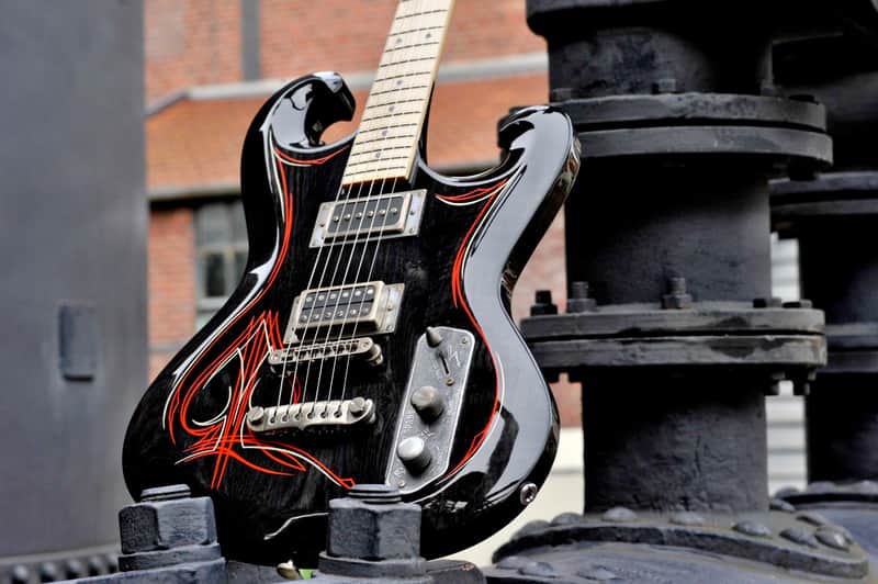 J.Joye Ace of spades pinstripe shadow black image 1