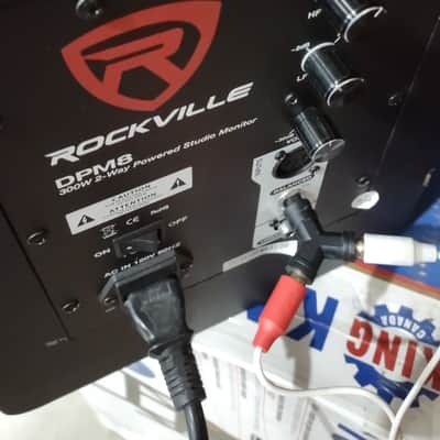 Rockville  Dpm8   White Pair ** Studio Monitors image 2