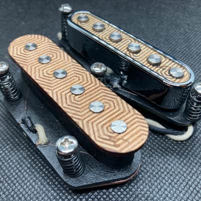 Fletcher Pickups Handwound Telecaster Pickup Set. Open neck, patterned image 2