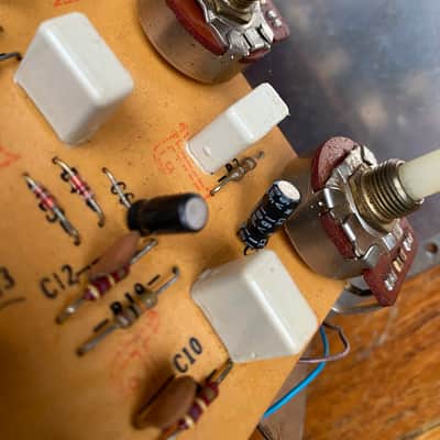 Electro-Harmonix Big Muff Pi V3 (Red & Black) 1977 - 1978 - Silver image 11