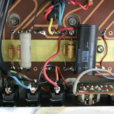 1966  Ampeg B15 NF - Blue Checked Tolex image 10