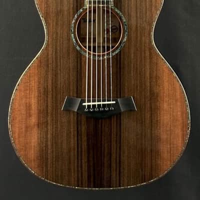 2025 Taylor Custom “B. Taylor” Grand Auditorium 12-Fret • Bob Taylor Designed • Stripy Sinker Redwood • Figured Blackwood • Running Horses • Serial #1205095104 image 9