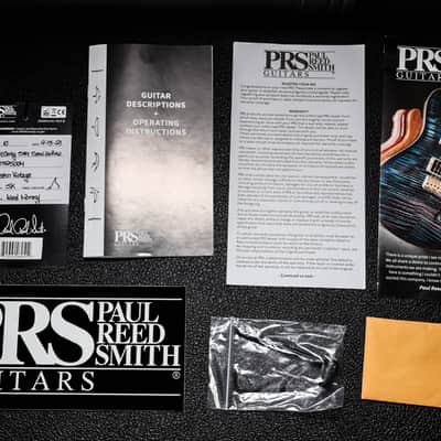 PRS USA Paul Reed Smith McCarty 594 Semi-Hollow Wood Library "Faded Blue Jeans + Ebony" (2021) image 2