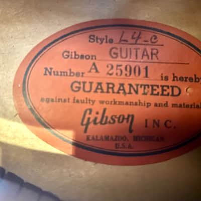 Gibson L-4C 1949 - 1971 - Sunburst Bild 4