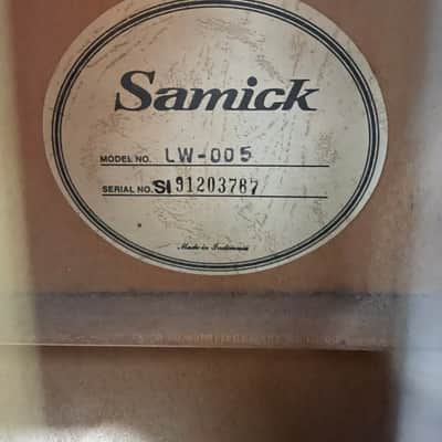 Samick LW-005 Acoustic Guitar Natural image 4