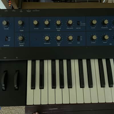 Korg PolySix 1980s - Navy Blue (Kiwi Six mod, midi) owned by Junkie XL, professionally serviced in 2025 image 4