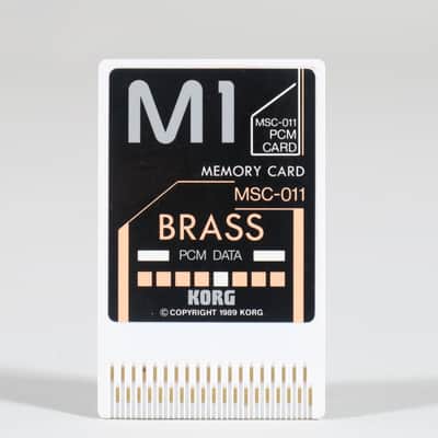 Korg MSC-011 Brass PCM Card for M1