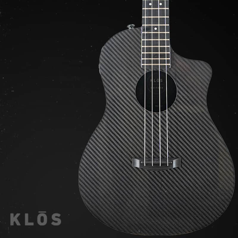 KLOS Full Carbon Baritone Ukulele - Acoustic-Electric image 1
