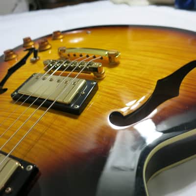 Epiphone Dot Deluxe VS 2011 Vintage Sunburst ES-335 Style Electric Guitar image 2