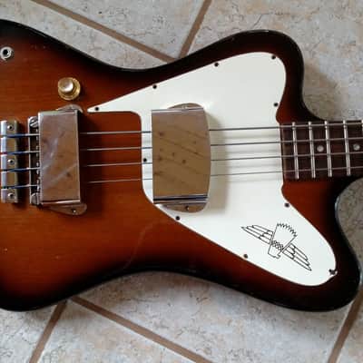 Gibson 1967 Non Reverse Left Hand Thunderbird II. Once owned by CheapTrick! Few made! OHSC image 1