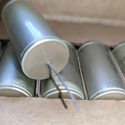 2x k73-16V 22uF 63V PETP Mylar Soviet Capacitors High Quality Soviet NOS Matched Pair image 6