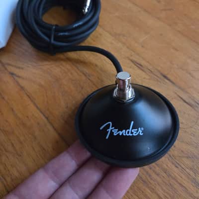 Fender 099-4049-000 1/4" Single Button Footswitch - 12' 2010s - Black image 1