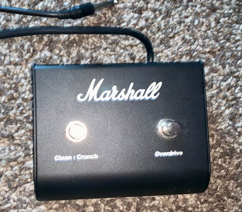 Marshall 90010 dual footswitch Control pedal for amp image 1