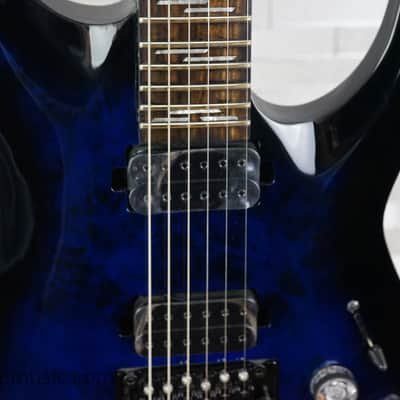 Schecter Omen Elite 6 FR - See Thru Blue Burst image 5