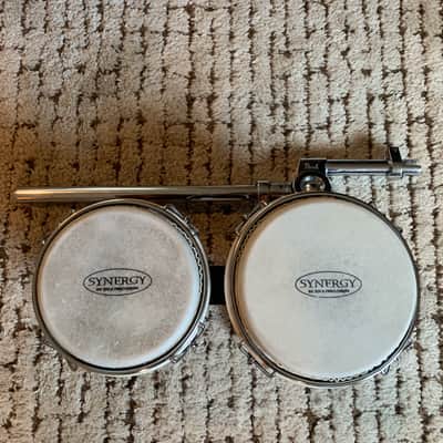 Toca Percussion Synergy Deluxe Bongos - Wine Burst - With Mount image 3