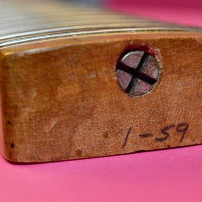 Vintage 1959 Fender Stratocaster Maple Strat Neck Pre-CBS Tone, Project Neck 1958 image 13