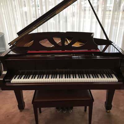 Bachendorff Baby Grand Piano Polished Mahogany image 1