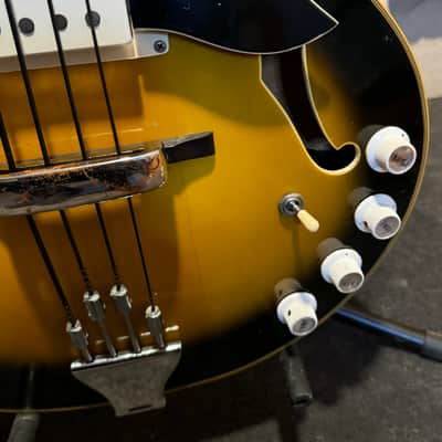 Eko Model 99 Bass 1960's  - Brownburst image 7