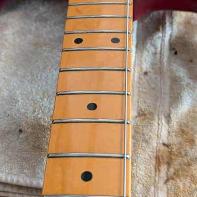 1983 Kramer Pacer Deluxe Electric Guitar Candy Red "B Plate" Original Parts W/HSC image 13