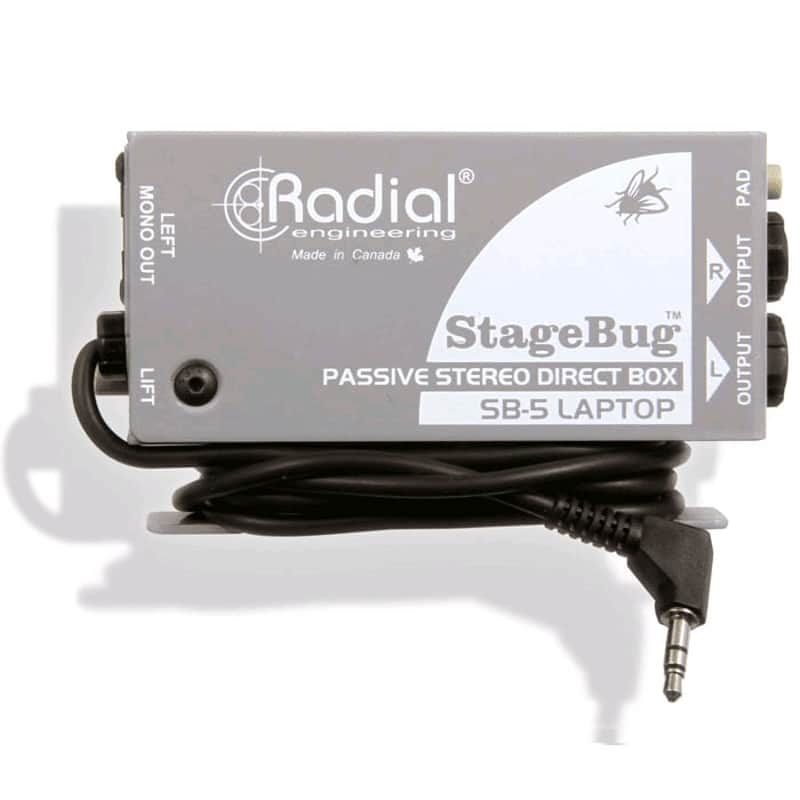 Radial Engineering SB-5 LAPTOP Stereo Direct Box For Laptop Computer image 1