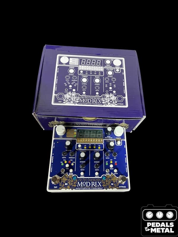 Electro-Harmonix Mod Rex Polyrhythmic Modulator 2018 - Present - White / Blue - X15822 image 1
